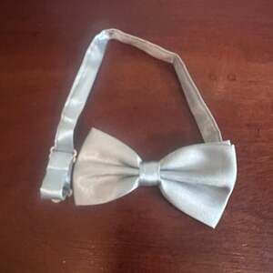 Mens Bow Tie Light Gray Unbranded Grey Bowtie Formal Evening Prom Wedding Party